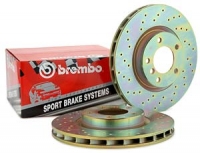 Brembo Sport Performance Cross-Drilled Rotor Set